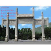 農村石門樓_門樓牌坊_石牌坊